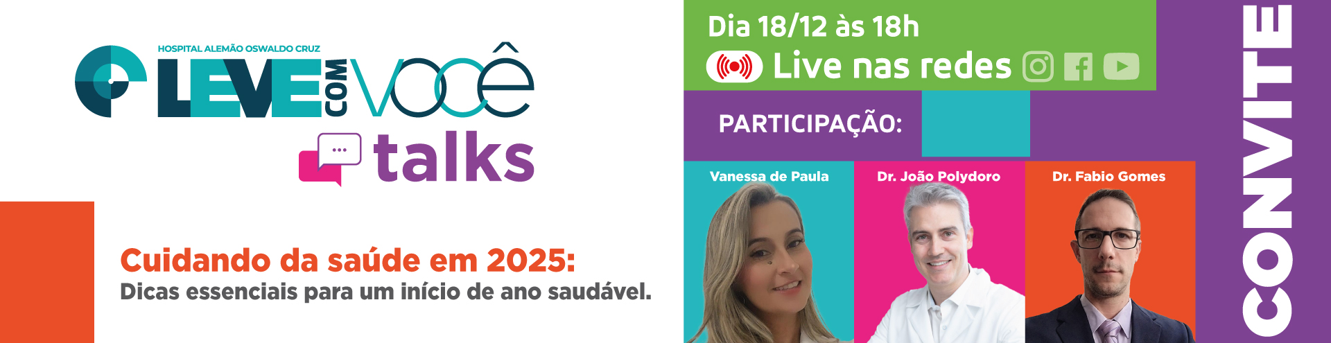 Leve Talks: Cuidando da saúde em 2025